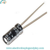 Condensador Electrolítico 10uF 50V