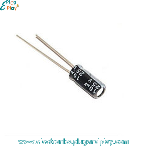 Condensador electrolítico Radial 100 PC Aprox 25 V 10uF 5*11mm R25-10U 787 