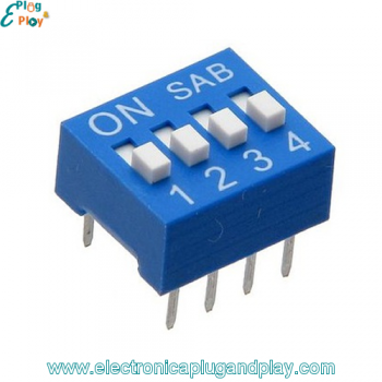 Dip Switch 4 Posiciones