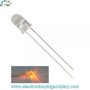 Led de Chorro Amarillo 5mm.